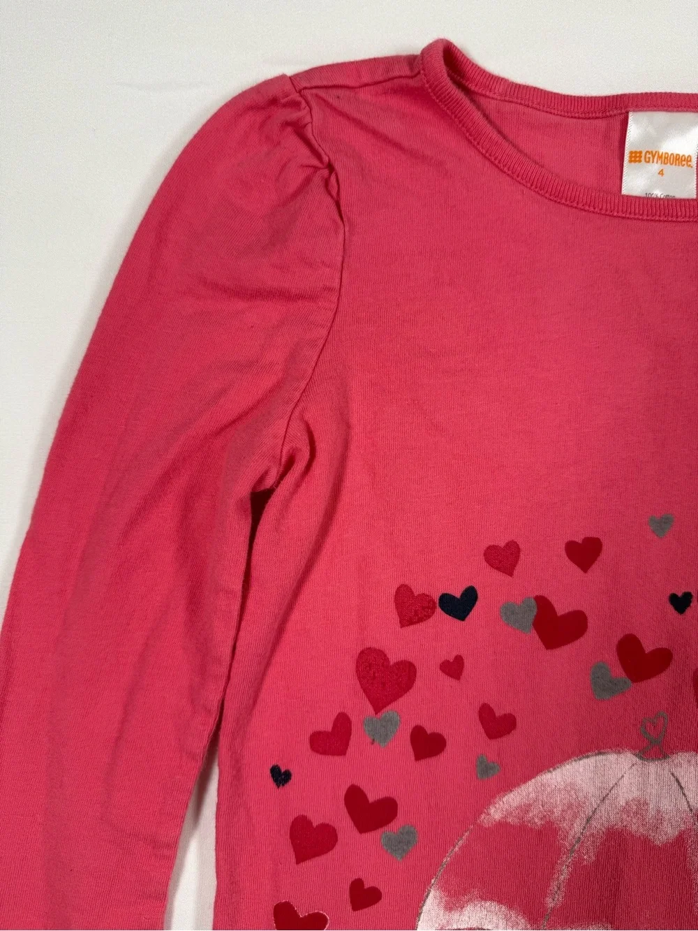 GYMBOREE Girl Valentine Puppy Love Hearts Tee 4 Sweetheart Valentine Cottagecore